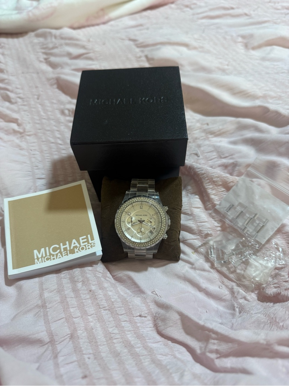 Michael Kors MK-5337 stainless steel chronograph watch